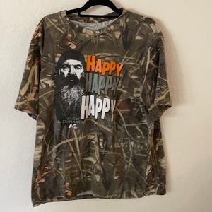 Duck Dynasty Happy Happy Happy men’s Short Sleeve Tee Shirt Size XL
